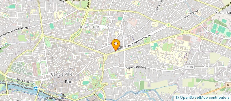 localisation de l'entreprise CHAMBRE INTERDEPT NOTAIRES HTES PYR LAND à PAU