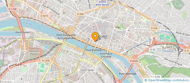 localisation de l'entreprise CHAMBRE INTERPROFESSIONNELLE DU COMMERCE à ROUEN