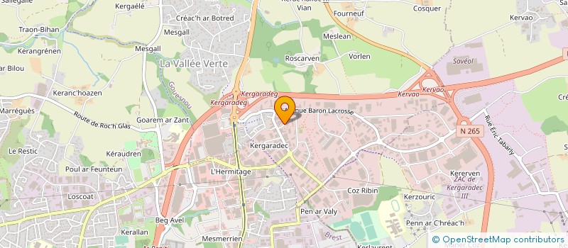 localisation de l'entreprise CHAMBRE PATR METAL FINISTERE à GOUESNOU