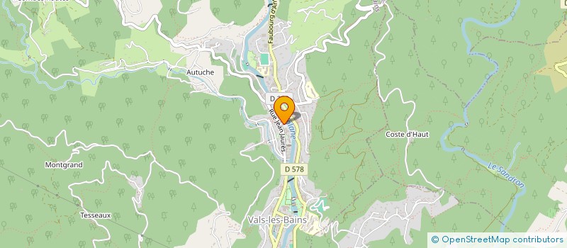 localisation de l'entreprise CHAMBRE PROF AGENTS GENERAUX ASSURANCE  VALS-LES-BAINS