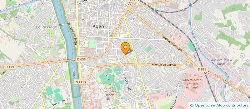 localisation de l'entreprise CHAMBRE PROF CHARCUTERIE ET TRAITEUR L&G  AGEN