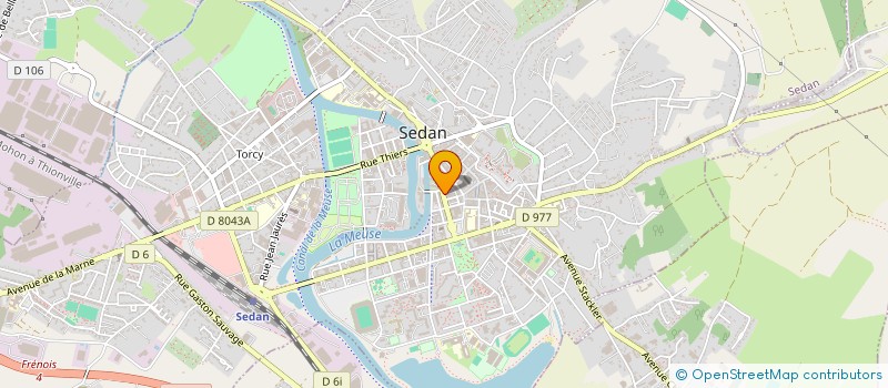 localisation de l'entreprise CHAMBRE PROF REG AGENTS ASSURANCES  SEDAN