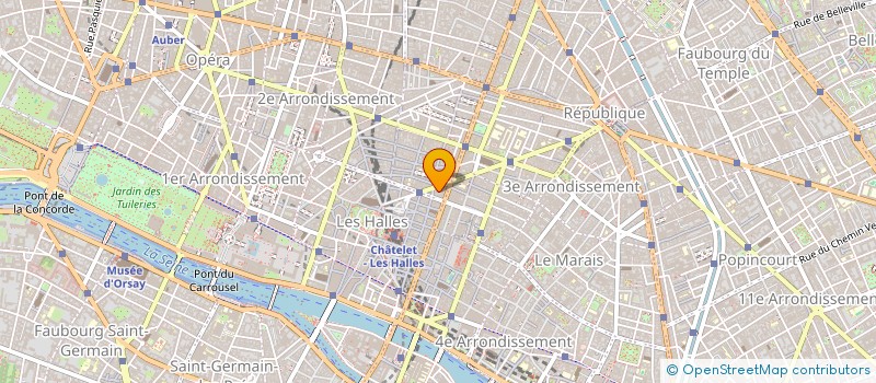 localisation de l'entreprise CHAMBRE PROFES COMMERCES DETAIL PAP à PARIS