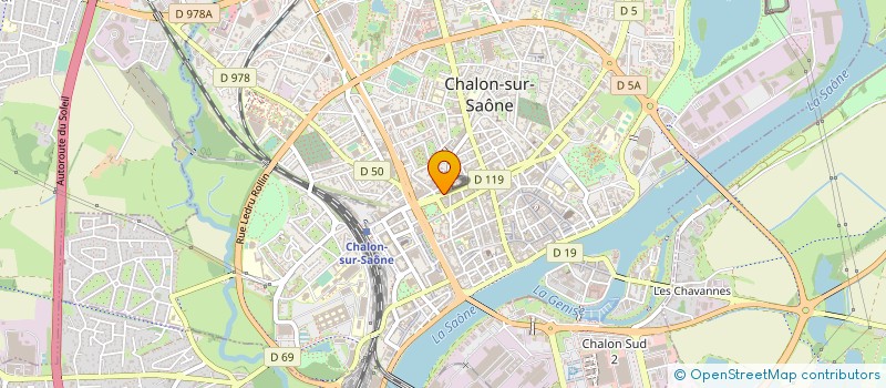 localisation de l'entreprise CHAMBRE PROFESS. DES EXPERTS COMPTABLES  CHALON-SUR-SAONE