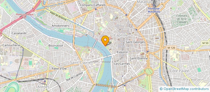 localisation de l'entreprise CHAMBRE PROFESSIONNELLE DU CONSEIL MIDI PYRENEES à TOULOUSE