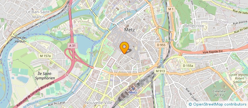 localisation de l'entreprise CHAMBRE PROFESSIONS LIBERALES DE MOSELLE  METZ