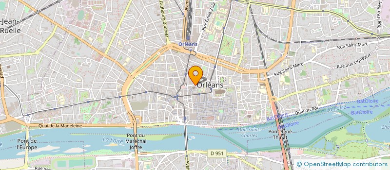 localisation de l'entreprise CHAMBRE REG DES COMPTES CENTRE-VAL DE LOIRE à ORLEANS
