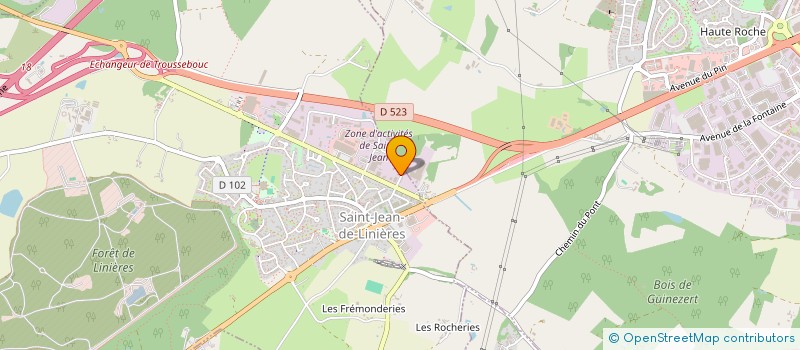 localisation de l'entreprise CHAMBRE REG DES HUISSIERS DE JUSTICE  SAINT-LEGER-DE-LINIERES