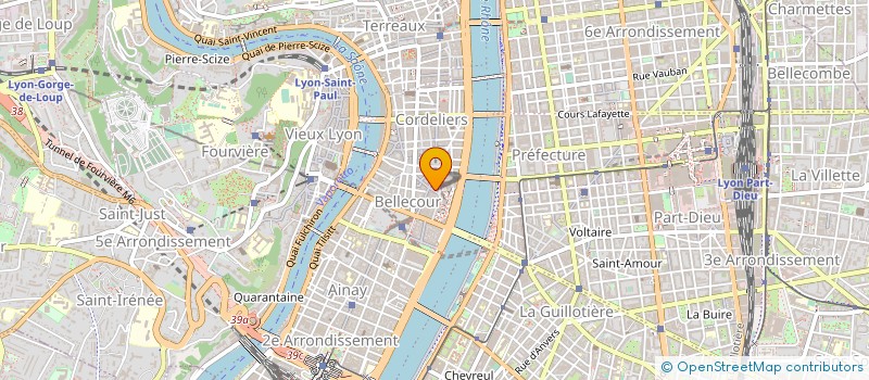 localisation de l'entreprise CHAMBRE REGIONALE COMMISSAIRES PRISEURS  LYON