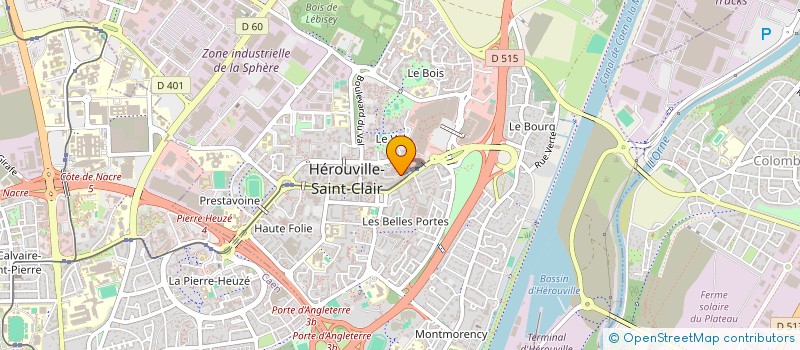 localisation de l'entreprise CHAMBRE REGIONALE DE L ECONOMIE SOCIALE ET SOLIDAIRE DE NORMANDIE à HEROUVILLE-SAINT-CLAIR