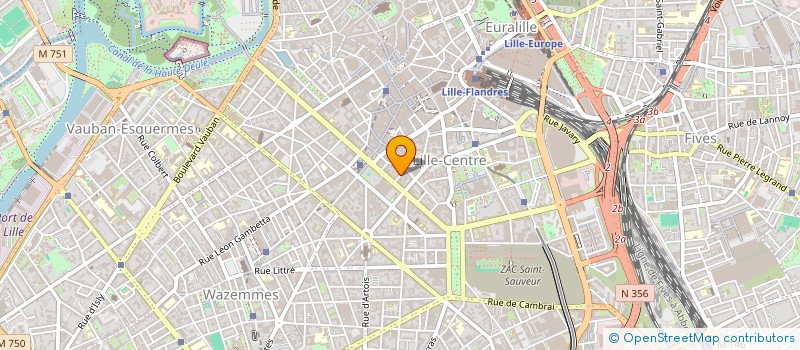 localisation de l'entreprise CHAMBRE REGIONALE DE L'ECONOMIE SOCIALE ET SOLIDAIRE HAUTS DE FRANCE à LILLE