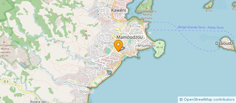 localisation de l'entreprise CHAMBRE REGIONALE DE L'ECONOMIE SOCIALE ET SOLIDAIRE MAYOTTE à MAMOUDZOU