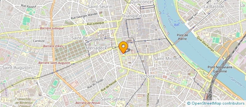 localisation de l'entreprise CHAMBRE REGIONALE DES COMMISSAIRES DE JUSTICE PRES LA COUR D'APPEL DE BORDEAUX  BORDEAUX