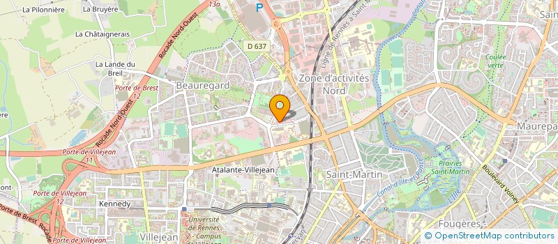 localisation de l'entreprise CHAMBRE REGIONALE DES COMPTES BRETAGNE  RENNES