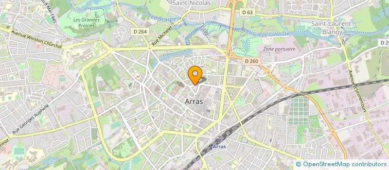 localisation de l'entreprise CHAMBRE REGIONALE DES COMPTES HAUTS-DE-FRANCE à ARRAS