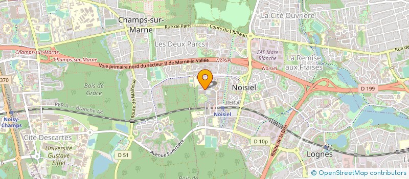 localisation de l'entreprise CHAMBRE REGIONALE DES COMPTES ILE-DE-FRANCE à NOISIEL