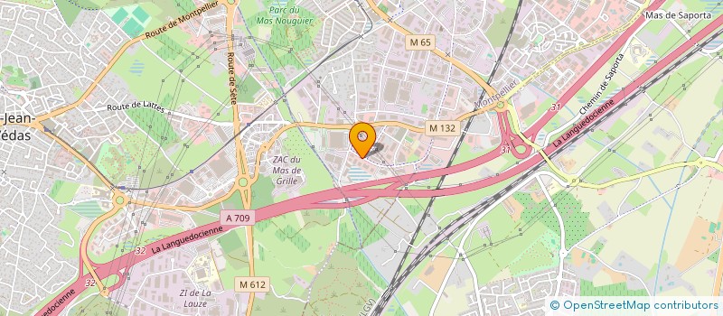 localisation de l'entreprise CHAMBRE SYND ARTISANS PTE ENTR HERAULT à MONTPELLIER
