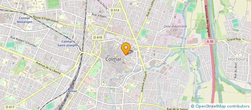 localisation de l'entreprise CHAMBRE SYND DEBITANT DE TABAC  COLMAR