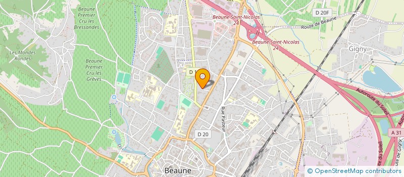 localisation de l'entreprise CHAMBRE SYND. DEBITANTS  TABAC DEPT.21 à BEAUNE