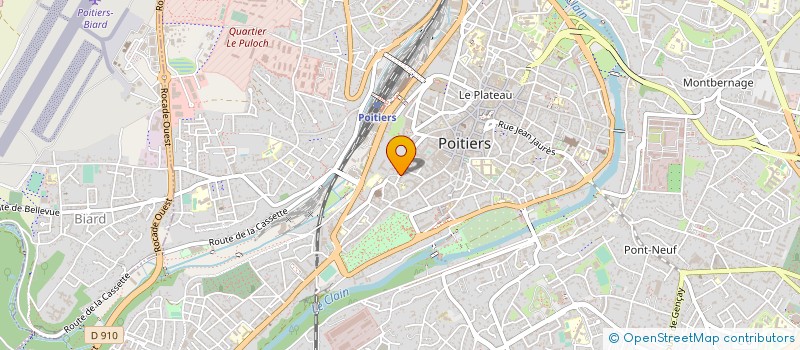 localisation de l'entreprise CHAMBRE SYND DES PROPRIETAIRES DU POITOU à POITIERS