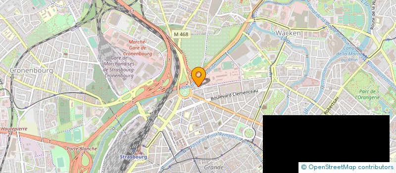 localisation de l'entreprise CHAMBRE SYND GENIE CLIMATIQUE à STRASBOURG