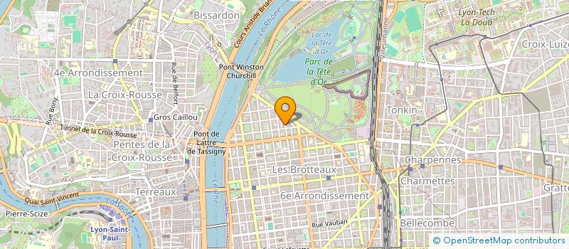 localisation de l'entreprise CHAMBRE SYND LYON CARTONNAGE  LYON