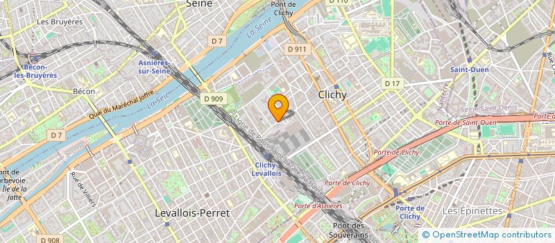 localisation de l'entreprise CHAMBRE SYND NAT ENTR REMISE TOURISME à CLICHY