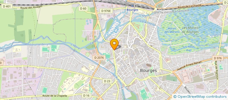 localisation de l'entreprise CHAMBRE SYND NEGOC DETAILL COMBUSTIBLE à BOURGES