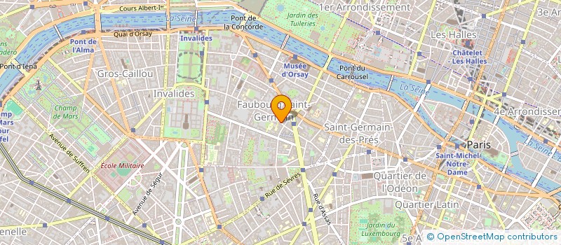 localisation de l'entreprise CHAMBRE SYND NEGOC FOURNITURE FLEURISTES  PARIS