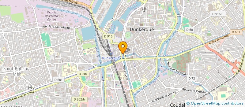 localisation de l'entreprise CHAMBRE SYND OUVRIERS DU PORT à DUNKERQUE