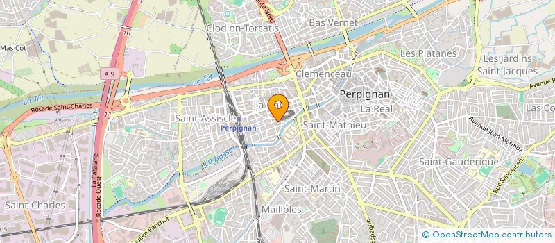 localisation de l'entreprise CHAMBRE SYND PROPR IMMOB  PERPIGNAN