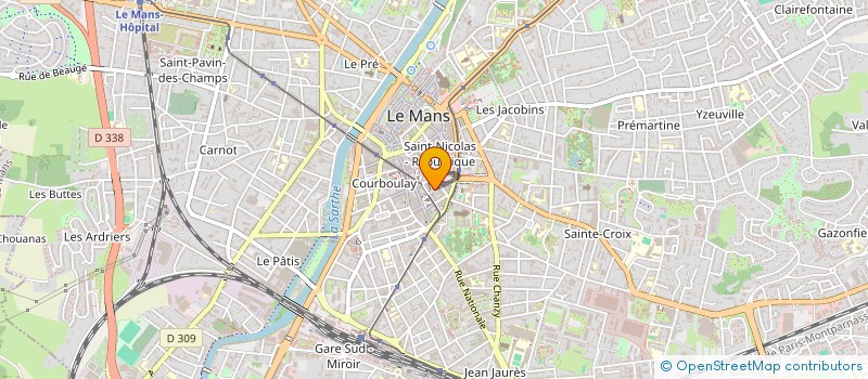 localisation de l'entreprise CHAMBRE SYND REG INDUSTRIES CHIMIQUES à LE MANS