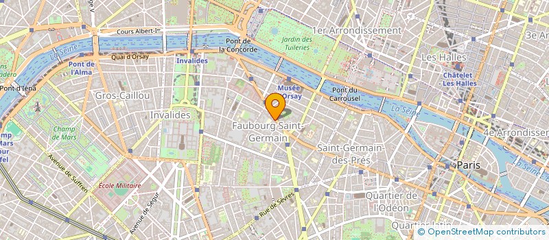 localisation de l'entreprise CHAMBRE SYND. REG. NEG. NAT CO  PARIS