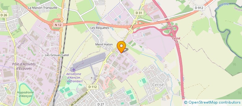 localisation de l'entreprise CHAMBRE SYNDIC ARTISANAT ENTREPRISES BAT à CERISE