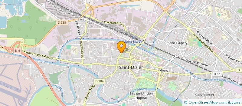localisation de l'entreprise CHAMBRE SYNDIC ENTREPREN ARTISAN BATIMEM à SAINT-DIZIER