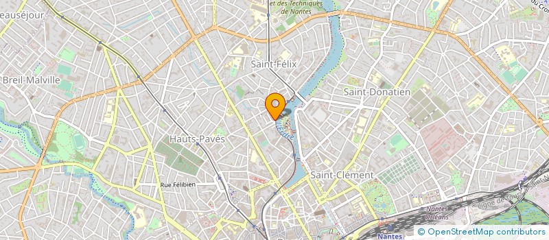 localisation de l'entreprise CHAMBRE SYNDIC IMPRIM INDUST GRAPHIQUES à NANTES