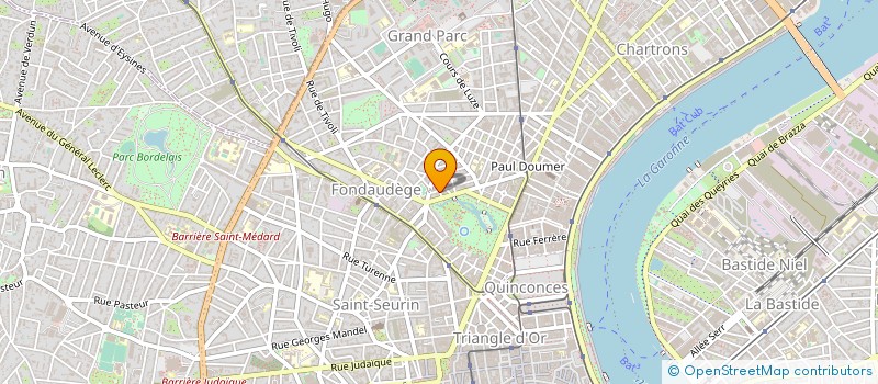 localisation de l'entreprise CHAMBRE SYNDIC PROMOTEURS CONSTRUCT AQUI à BORDEAUX