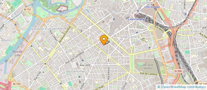 localisation de l'entreprise CHAMBRE SYNDIC PROPRIETAIRES à LILLE