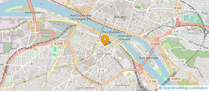 localisation de l'entreprise CHAMBRE SYNDIC TRANSP ROUTIERS à ROUEN