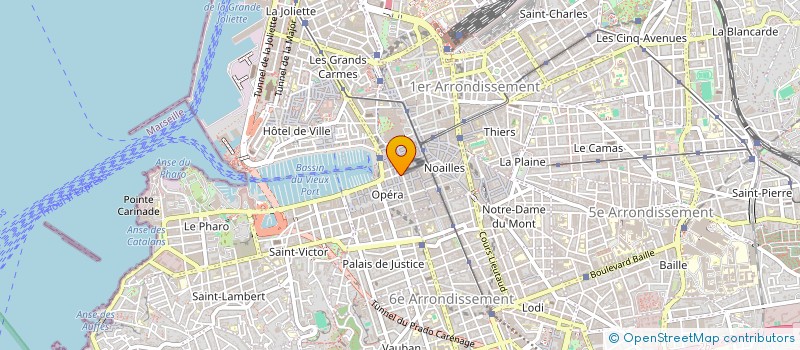localisation de l'entreprise CHAMBRE SYNDICAL NOUVEAUTE à MARSEILLE