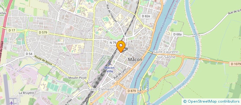 localisation de l'entreprise CHAMBRE SYNDICALE AGENTS IMMOB à MACON