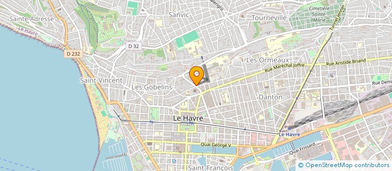 localisation de l'entreprise CHAMBRE SYNDICALE BOULANGERIE à LE HAVRE