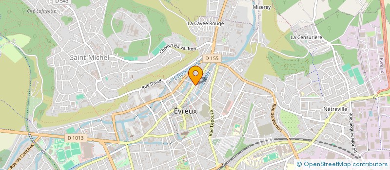 localisation de l'entreprise CHAMBRE SYNDICALE CINEMAS DE NORMANDIE à EVREUX