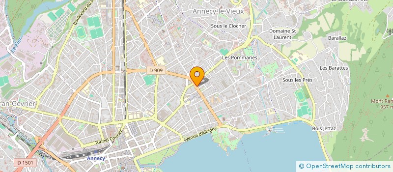 localisation de l'entreprise CHAMBRE SYNDICALE DES ARTISANS TAXI  ANNECY