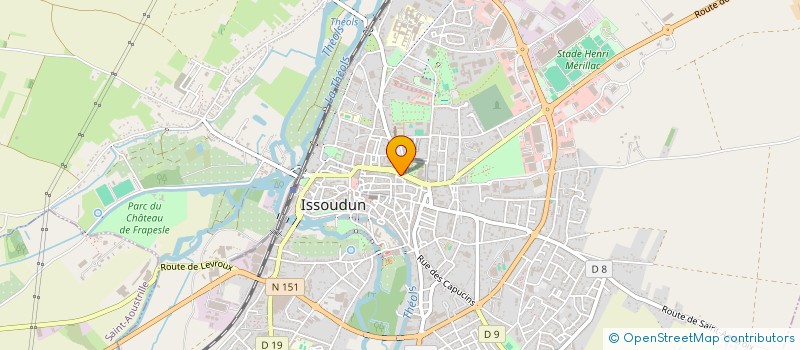 localisation de l'entreprise CHAMBRE SYNDICALE DES BURALISTES DE L'INDRE à ISSOUDUN