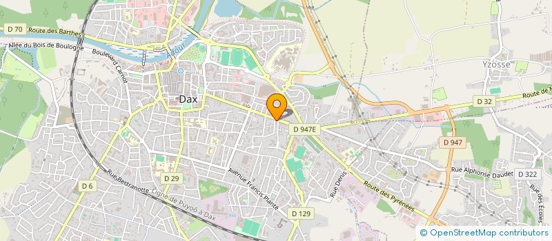 localisation de l'entreprise CHAMBRE SYNDICALE DES PHARMACIENS DES LANDES  DAX