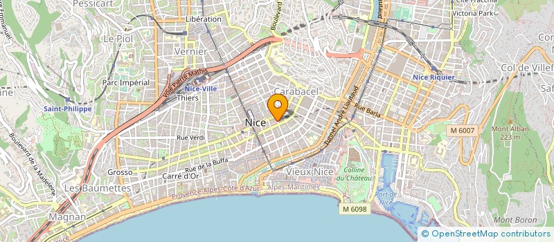 localisation de l'entreprise CHAMBRE SYNDICALE DES PROPRIETAIRES ET COPRORPIETAIRES DE NICE ET DES ALPES MARITIMES à NICE
