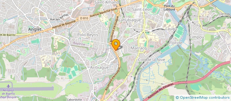 localisation de l'entreprise CHAMBRE SYNDICALE DES TAXIS BEARN ET PAYS BASQUE à BAYONNE