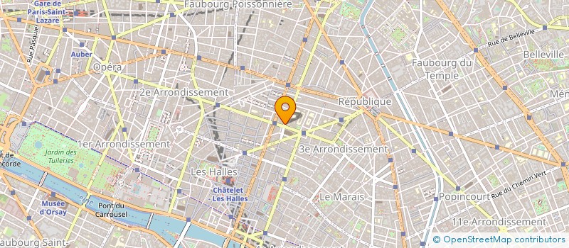 localisation de l'entreprise CHAMBRE SYNDICALE HORLOGERIE BIJOUTERIE  PARIS