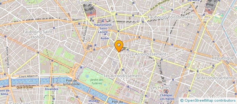 localisation de l'entreprise CHAMBRE SYNDICALE IND APPRET87  PARIS